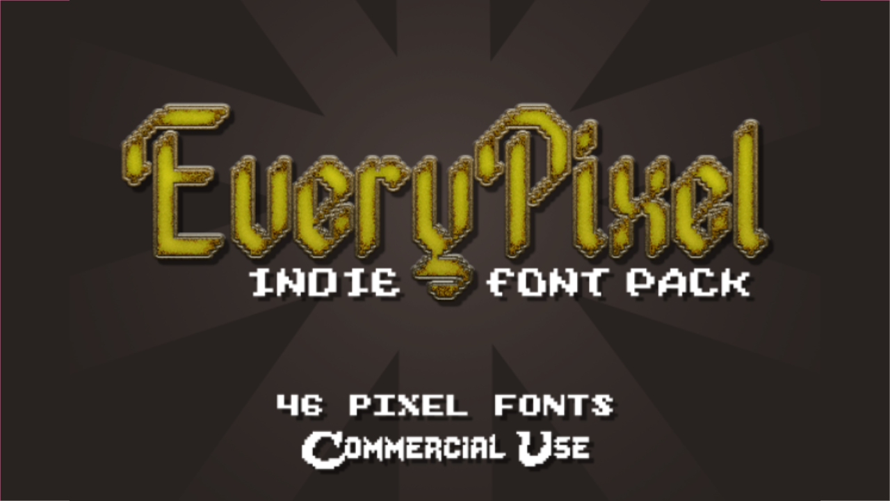 EveryPixel Indie Font Pack