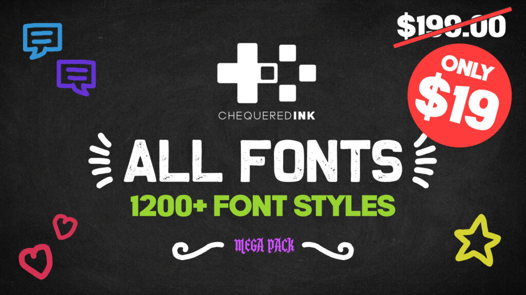 All Fonts Bundle only 19$