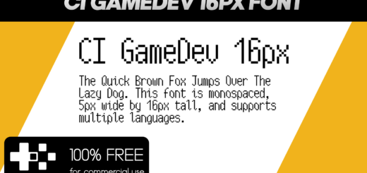 CI GameDev 16px Font