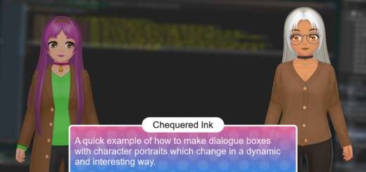 Making Dialogue Boxes with moving characters