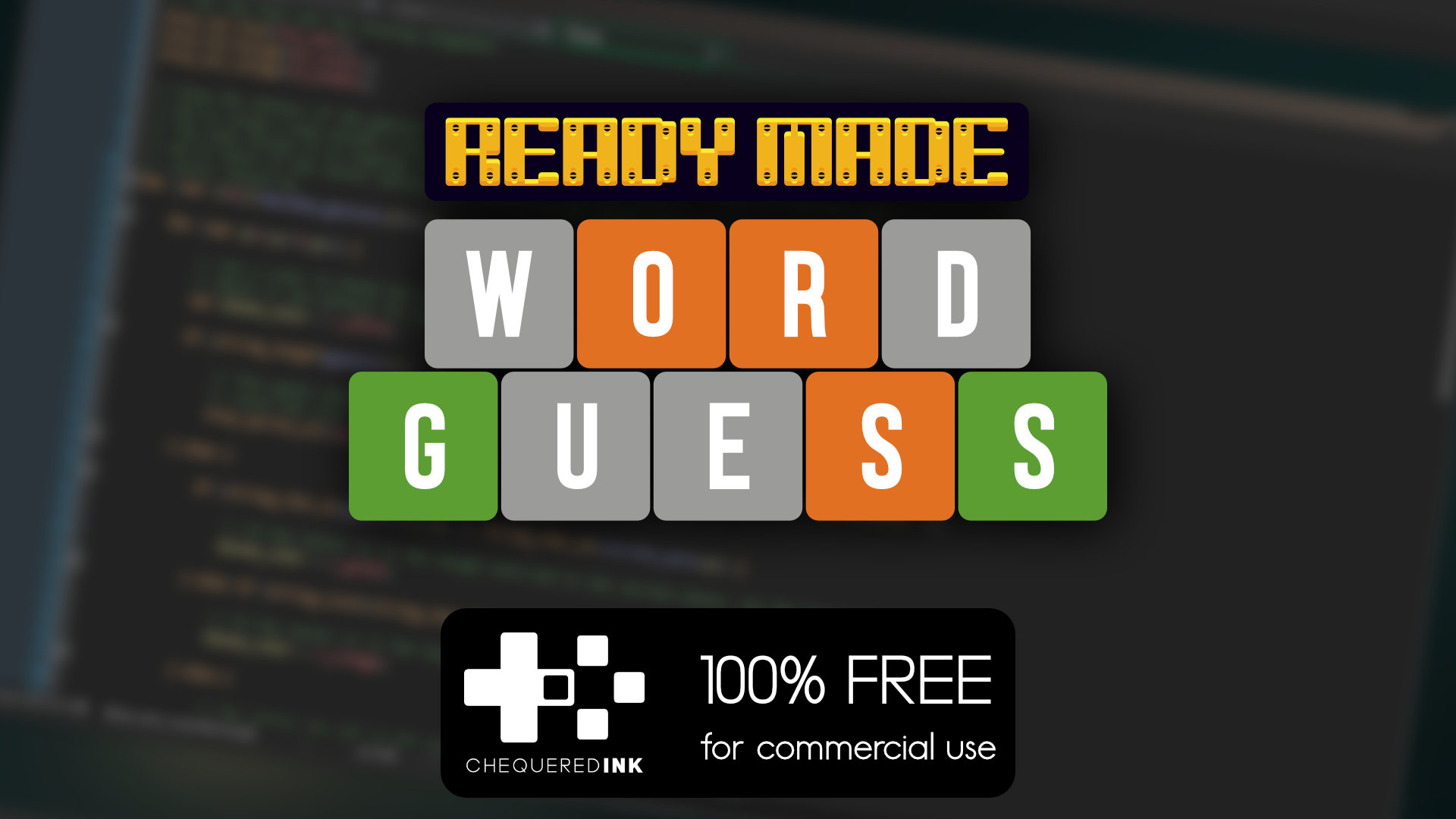 Ready Made Word Guess - Learn to make a word guessing game in GameMaker