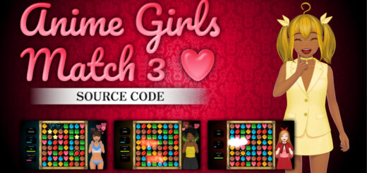 Anime Girls Match 3 Game Template