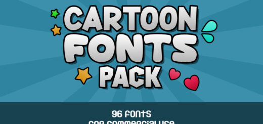 Cartoon Fonts Pack